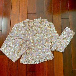 Nasty Gal Floral Blouse